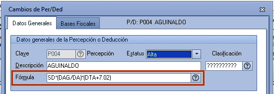 Cálculo de aguinaldo en Aspel NOI 9.0 - Pruebas