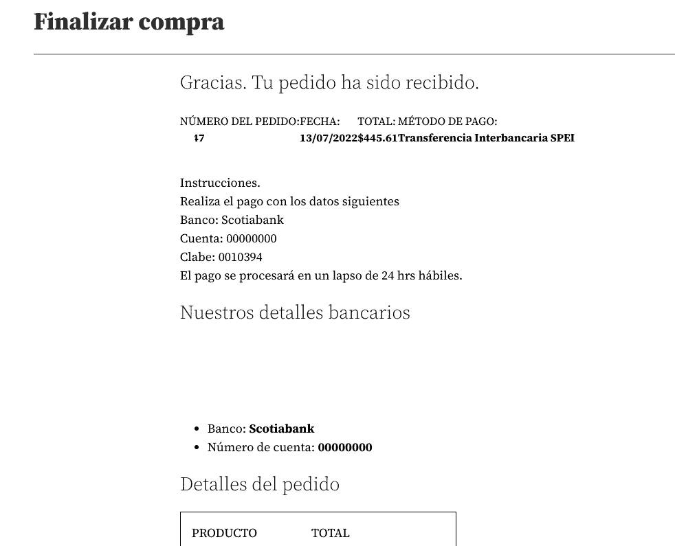 Realizar el pago de un pedido de cotización - Pruebas