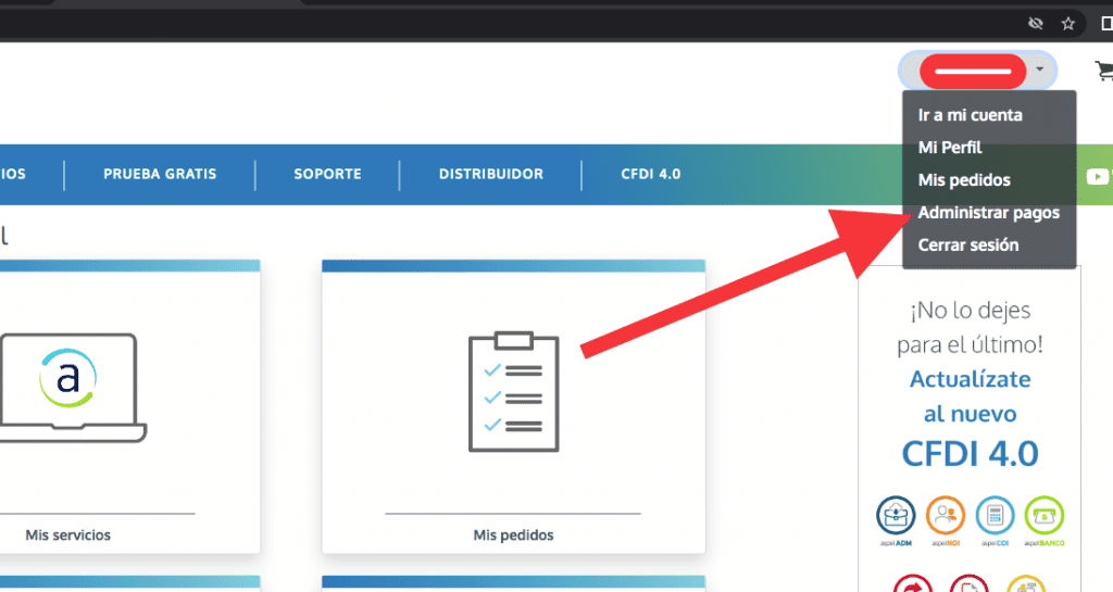 Configurar cargo automático de Suscripción Aspel - Pruebas